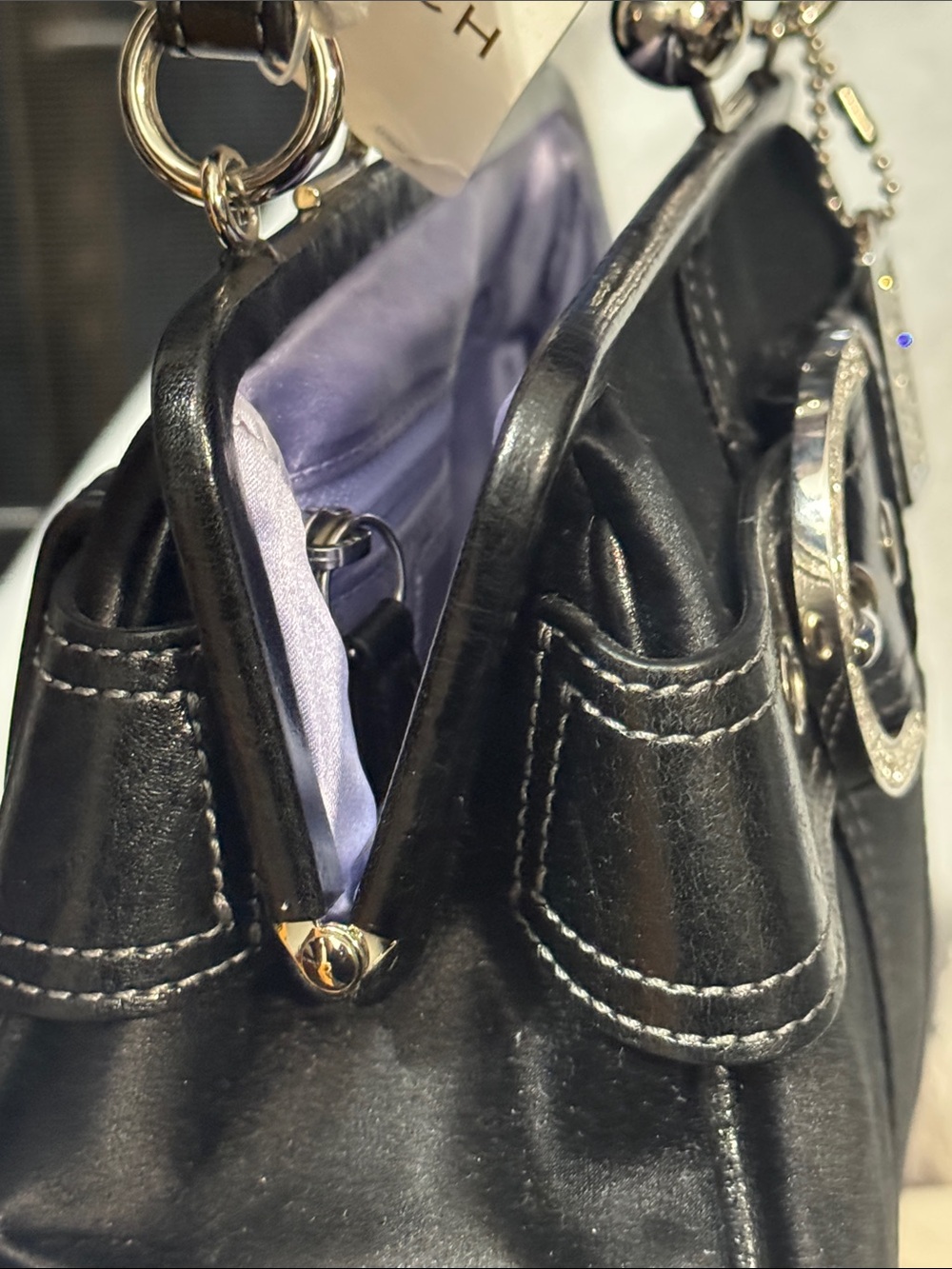 Coach Madison kiss-lock purse - Picture 12 of 16